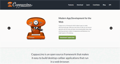 Desktop Screenshot of cappuccino-project.org